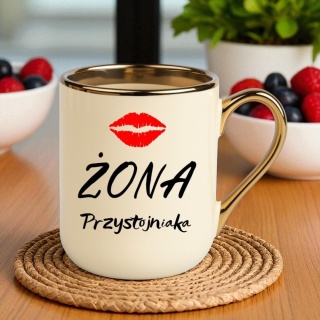 Kubek PREMIUM śmieszny prezent dla ŻONY MAMY upominek Żona Mama