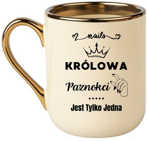 Kubek PREMIUM wyjątkowy prezent dla STYLISTKI PAZNOKCI