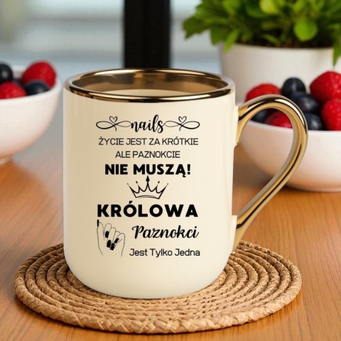 Kubek PREMIUM wyjątkowy prezent dla STYLISTKI PAZNOKCI