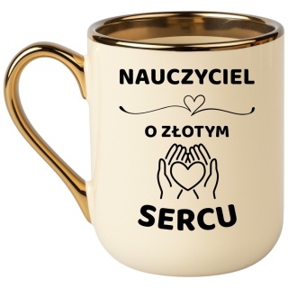 Kubek PREMIUM z dedykacją wyjątkowy elegancki prezent dla NAUCZYCIELA