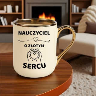Kubek PREMIUM z dedykacją wyjątkowy elegancki prezent dla NAUCZYCIELA