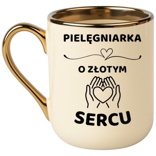 Kubek PREMIUM z dedykacją wyjątkowy elegancki prezent dla PIELĘGNIARKI
