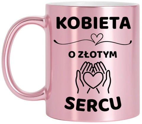 Kubek różowy z dedykacją wyjątkowy prezent dla KOBIETY MAMY KOLEŻANKI