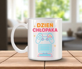 Kubek z nadrukiem prezent Dzień CHŁOPAKA dla kolegi chłopca urodziny wzory