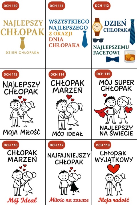 Kubek z nadrukiem prezent Dzień CHŁOPAKA dla kolegi chłopca urodziny wzory