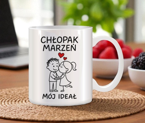 Kubek z nadrukiem prezent Dzień CHŁOPAKA dla kolegi urodziny różne wzory