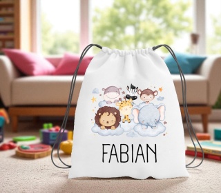 Plecak z imieniem worek do szkoły przedszkola na buty kapcie