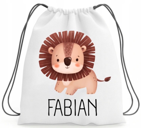 Plecak z imieniem worek do szkoły przedszkola na buty kapcie