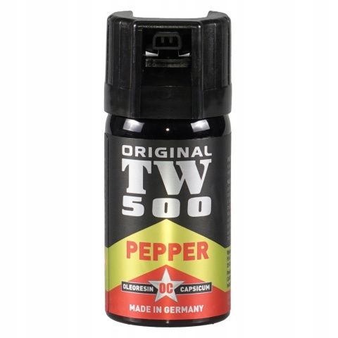 Gaz Pieprzowy Gaz Obronny Mocny Niemiecki Hoernecke TW500 Chmura OC10% 40ml