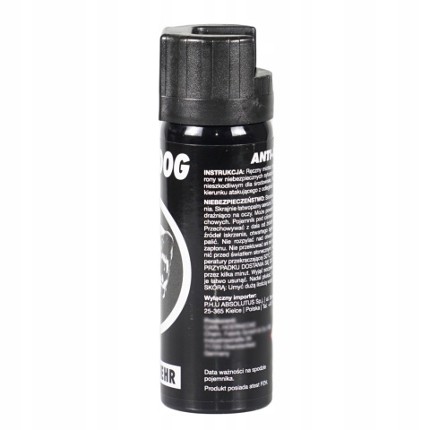 Gaz Pieprzowy na Psy Gaz Obronny na Zwierzęta Chmura Anti Dog 63 ml