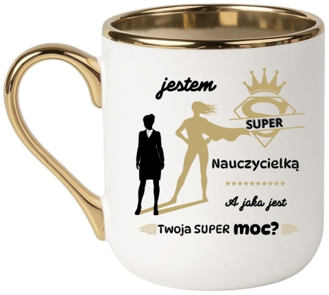 Kubek PREMIUM oryginalny prezent dla NAUCZYCIELKI WYCHOWAWCZYNI PEDAGOGA