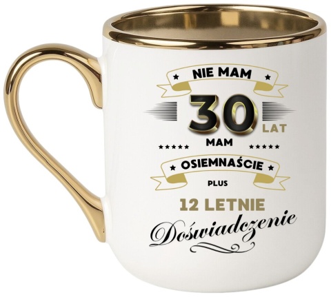 Kubek PREMIUM prezent na URODZINY 30 LAT oryginalny upominek z dedykacją