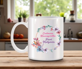 KUBEK PREZENT DZIEŃ NAUCZYCIELA WYCHOWAWCY NAUCZYCIELKI Z IMIENIEM