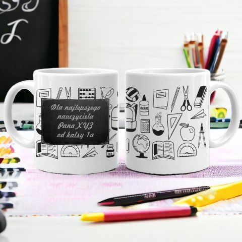 KUBEK PREZENT DZIEŃ NAUCZYCIELA WYCHOWAWCY NAUCZYCIELKI Z IMIENIEM