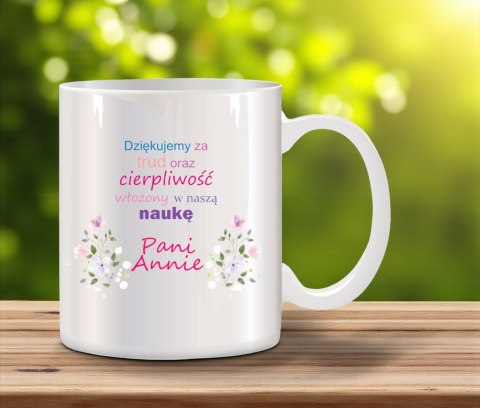KUBEK PREZENT DZIEŃ NAUCZYCIELA WYCHOWAWCY NAUCZYCIELKI Z IMIENIEM