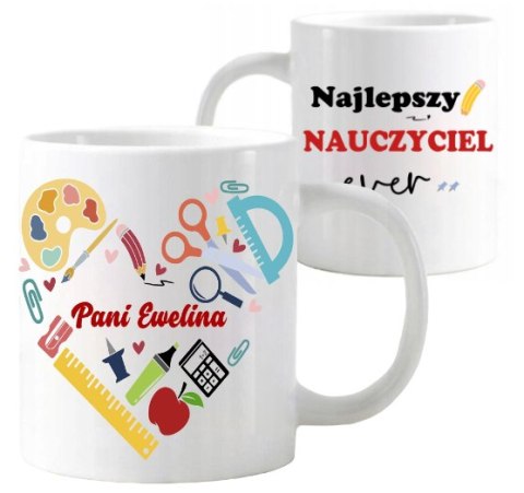 KUBEK Z IMIENIEM PREZENT NA DZIEŃ NAUCZYCIELA WYCHOWAWCY PRZEDSZKOLANKI