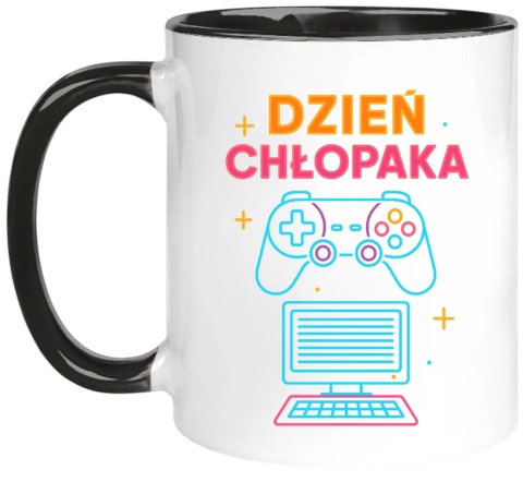 Kubek z nadrukiem prezent Dzień CHŁOPAKA dla kolegi chłopca urodziny wzory