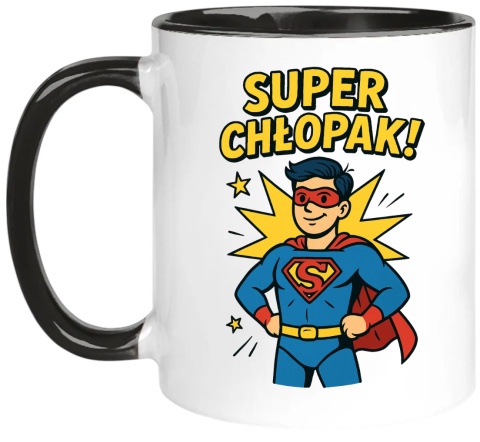 Kubek z nadrukiem prezent Dzień CHŁOPAKA dla kolegi chłopca urodziny wzory