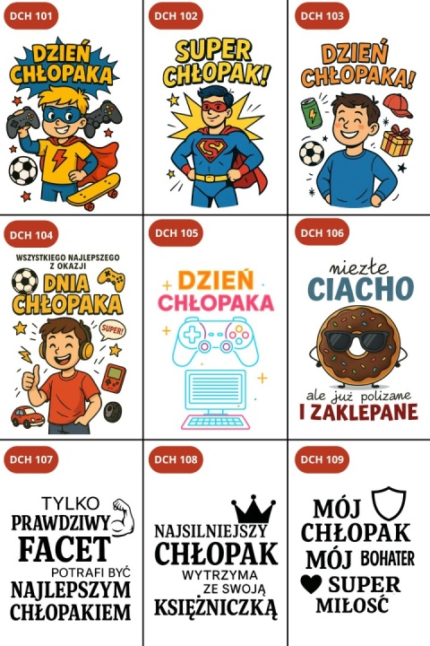 Kubek z nadrukiem prezent Dzień CHŁOPAKA dla kolegi urodziny różne wzory