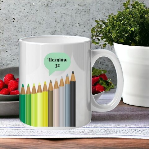 KUBEK Z NADRUKIEM PREZENT DLA NAUCZYCIELA WYCHOWAWCY PRZEDSZKOLANKI