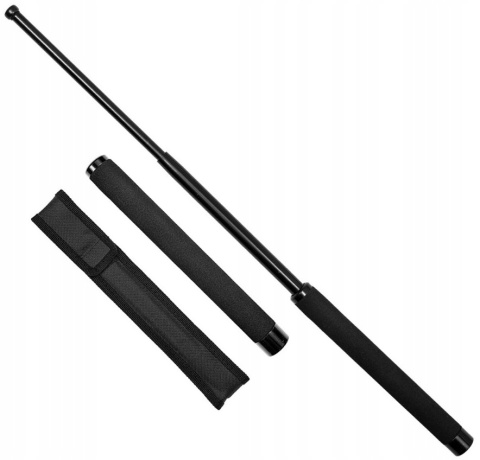 PAŁKA TELESKOPOWA NAJDŁUŻSZA BATON XL POLICYJNA 26" / 65 CM + POKROWIEC