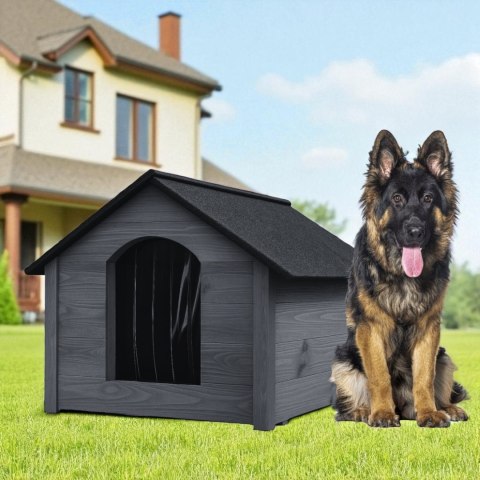 BUDA DREWNIANA OCIEPLANA DLA PSA PREMIUM XXL BARDZO DUŻA 106x88x97 HEBAN