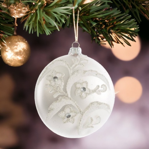 Bombka choinkowa zawieszka ozdoba świateczna COLIN 10cm