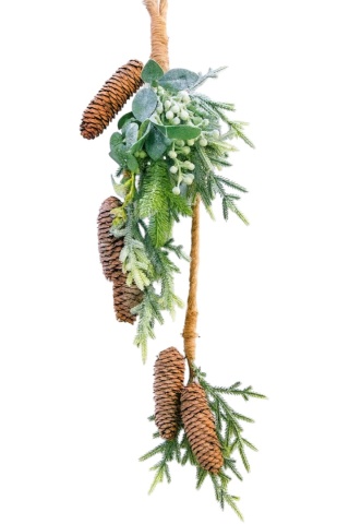 Dekoracja na drzwi na sznurze 48cm