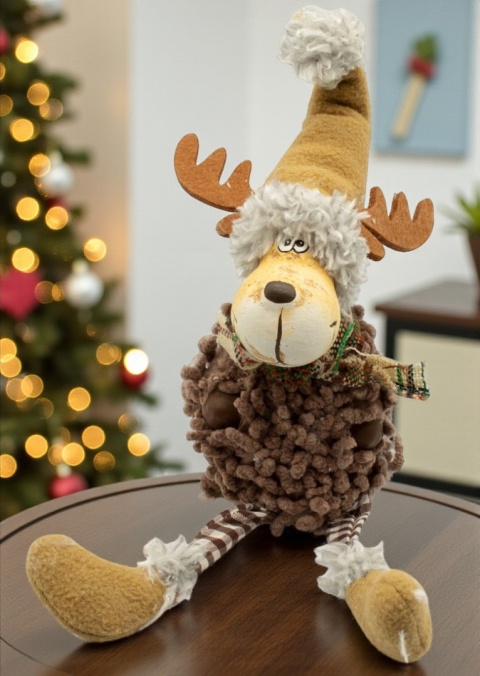 Figurka RENIFER ceramiczny 16cm