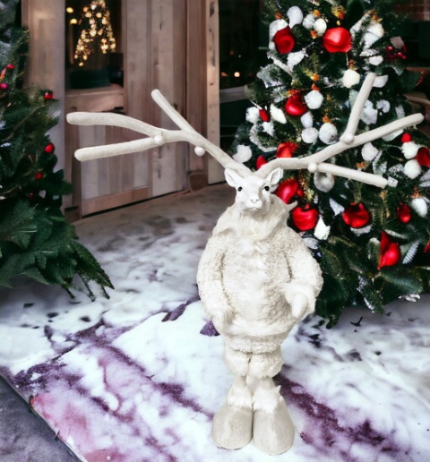 Figurka dekoracyjna ozdoba świąteczna RENIFER DUŻY