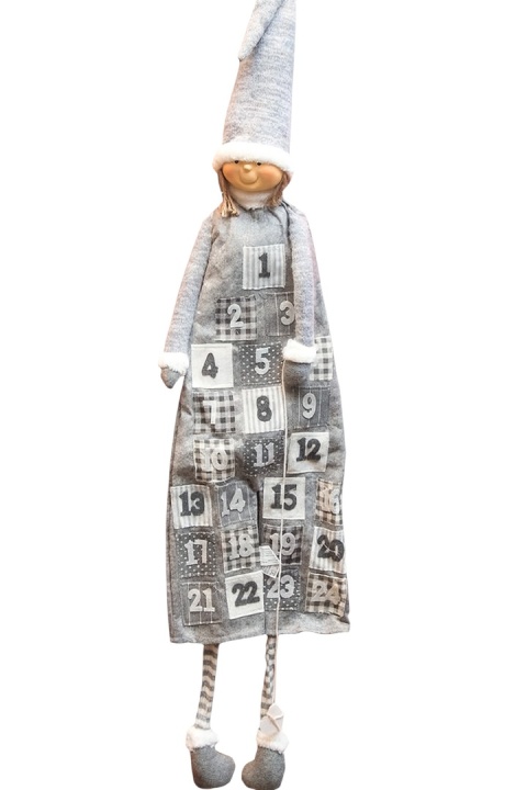 Figurka dekoracyjna z kalendarzem adwentowym 140 cm