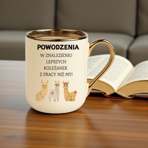 Kubek PREMIUM oryginalny prezent na POŻEGNANIE w PRACY od współpracowników