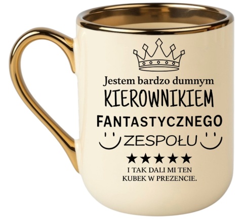 Kubek PREMIUM oryginalny śmieszny prezent dla KIEROWNIKA SZEFA