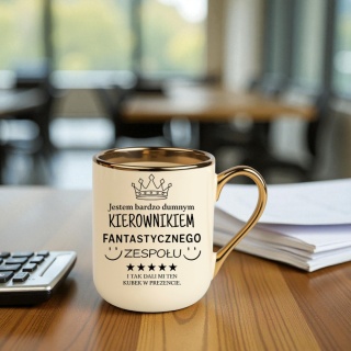 Kubek PREMIUM oryginalny śmieszny prezent dla KIEROWNIKA SZEFA
