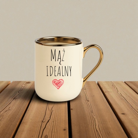 Kubek PREMIUM oryginalny śmieszny prezent dla MĘŻA Mąż Idealny