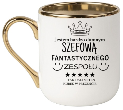 Kubek PREMIUM oryginalny śmieszny prezent dla SZEFOWEJ KIEROWNICZKI