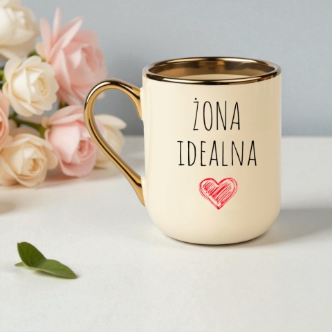 Kubek PREMIUM oryginalny śmieszny prezent dla ŻONY Żona Idealna