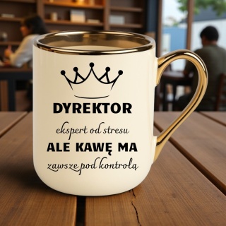 Kubek PREMIUM śmieszny prezent dla DYREKTORA ekskluzywny upominek
