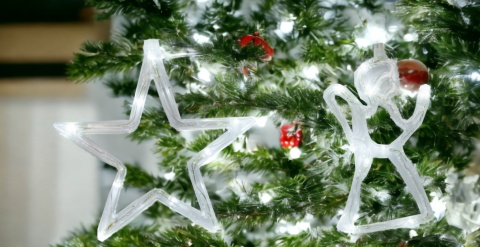 Lampki LED 36L Sople Kształty 4szt Biały Zimny