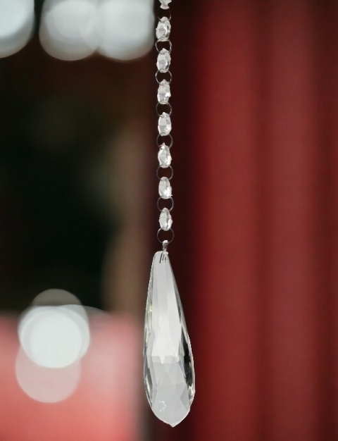 Zawieszka akrylowa ŁEZKA ozdoba wisząca 34cm