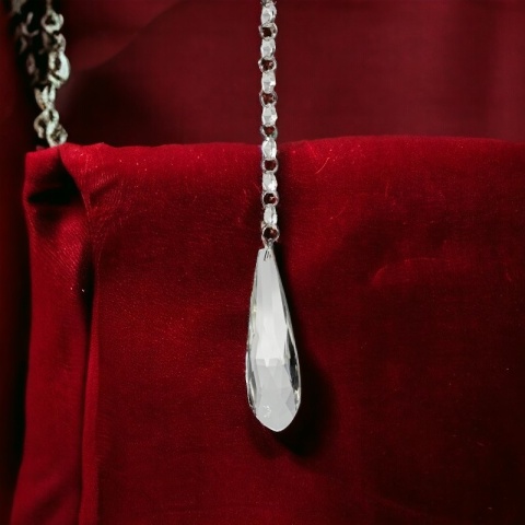 Zawieszka akrylowa ŁEZKA ozdoba wisząca 34cm