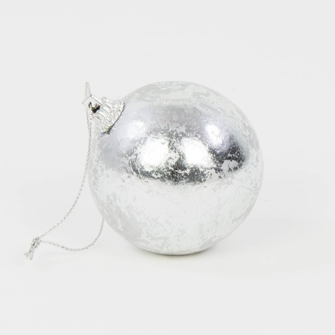 Bombki choinkowe styropianowe ozdoby świąteczne 6cm 8szt srebrny