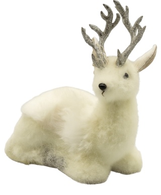 Figurka ozdobna dekoracja świąteczna JELONEK 20cm