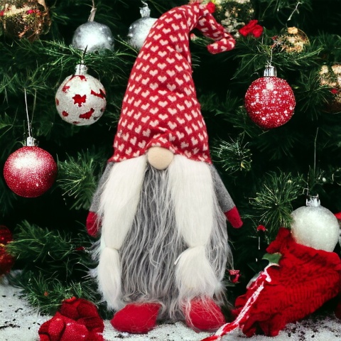 Figurka świąteczna Skrzat 55cm duża ozdoba zawieszka