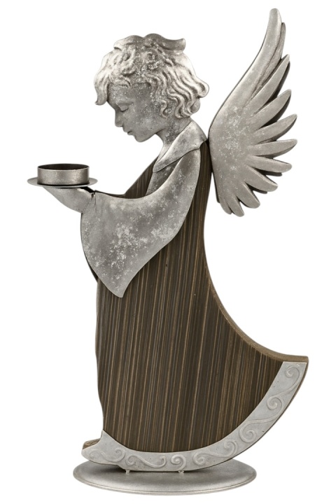 Figurka świąteczna ozdoba na Boże Narodzenie ANIOŁ 42cm