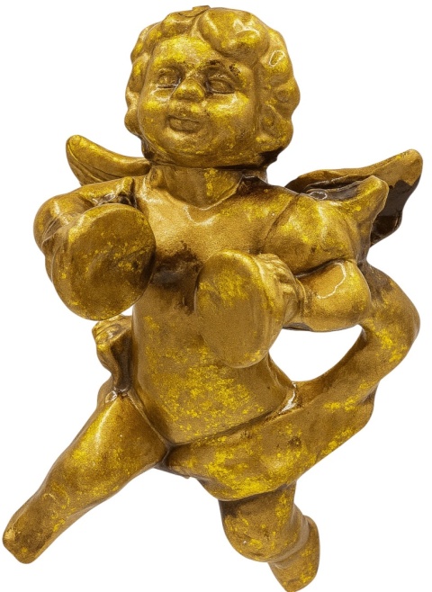 Figurka zawieszka bombka choinkowa aniołek talerze