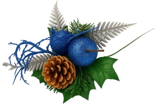 Gałązka ozdobna stroik świąteczny na piku