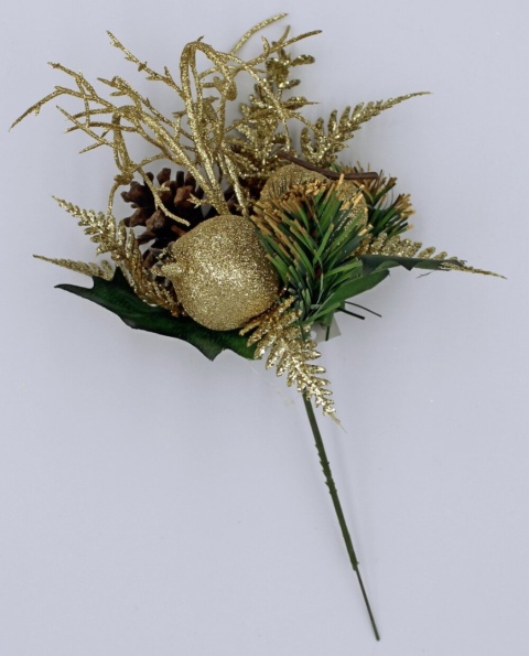 Gałązka ozdobna stroik świąteczny na piku