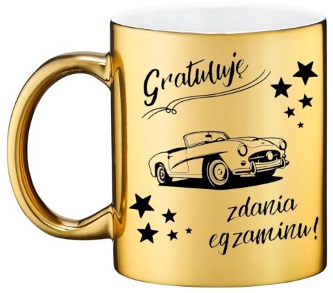 Kubek PREMIUM oryginalny śmieszny prezent dla Młodego KIEROWCY PRAWO JAZDY