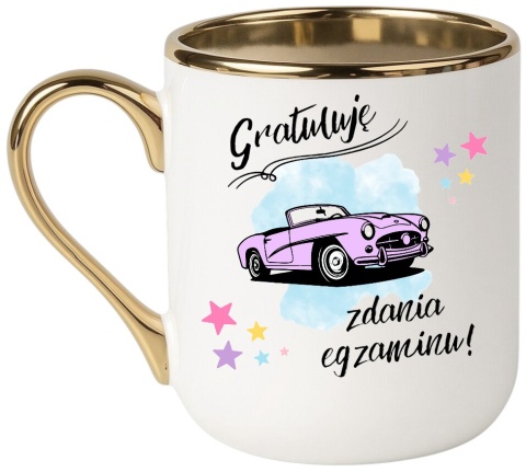 Kubek PREMIUM oryginalny śmieszny prezent dla Młodego KIEROWCY PRAWO JAZDY